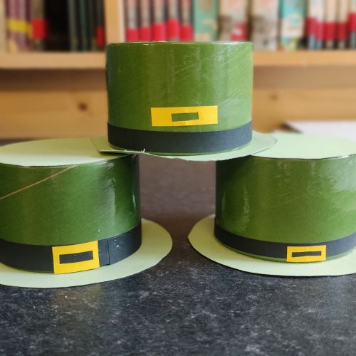 P5B's St Patrick's day hats